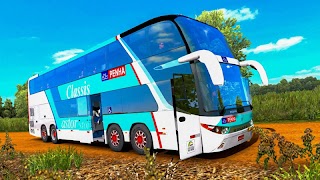 Euro Bus Driving Real Similato स्क्रीनशॉट 1