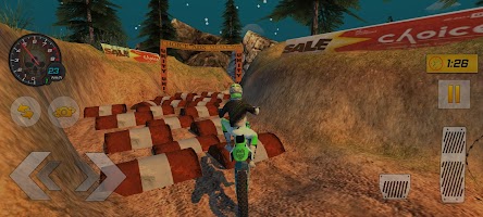 Bike racers 3D - Stunt racing imagem de tela 1