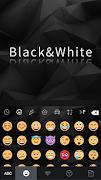 1 Schermata BlackWhite Tastiera