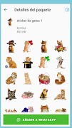 Cat stickers for whatsapp - WAStickerApps स्क्रीनशॉट 2