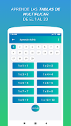 Tablas Multiplicar para niños Screenshot 1