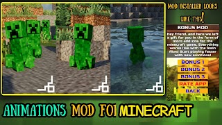Animation Mod For Minecraft 海报