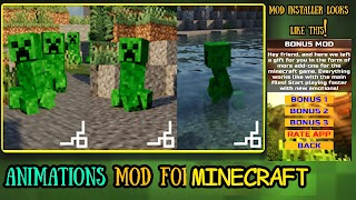 Animation Mod For Minecraft 海報