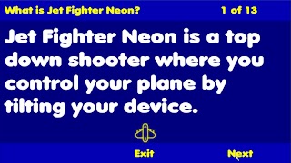 Jet Fighter Neon اسکرین شاٹ 2