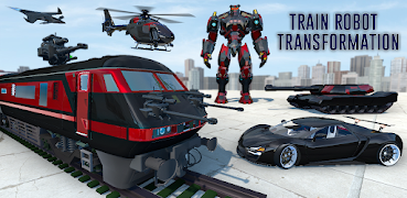 Train Robot Transformation War Poster