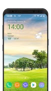 Digital clock weather theme 1 syot layar 4