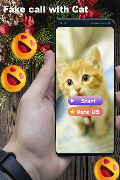 برنامه‌نما Fake Call from cat game Simula عکس از صفحه