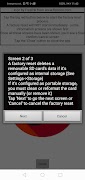 5 Schermata Fast Factory Reset