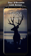 Deer Pattern Lock Screen ポスター