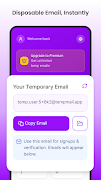 Temp Mail - Disposable Email الملصق