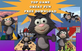 Poster Tiny Cat Run: Running Game Fun