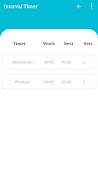 Interval Timer Plakat