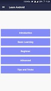 Learn Android Development for  تصوير الشاشة 1