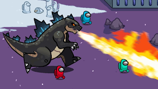 Among Us Kong vs Godzilla Mod penulis hantaran