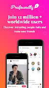5 Schermata Profoundly: Chat, Audio & Rooms