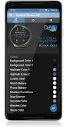 Material Shadow HD Watch Face 스크린샷 5