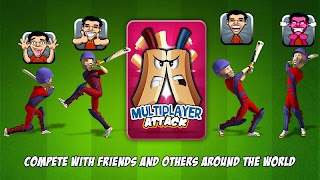 Bat Attack Cricket Multiplayer تصوير الشاشة 4
