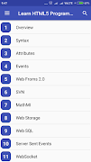 Learn HTML5 Programming Screenshot 1