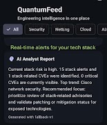 QuantumFeed Cyber Intelligence poster