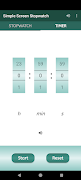 Simple Screen Stopwatch اسکرین شاٹ 2