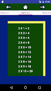 Multiplication Table ảnh chụp màn hình 1