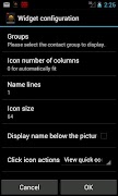 DW Contacts widget اسکرین شاٹ 2