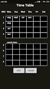 Simple Timetable ảnh chụp màn hình 2