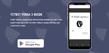 Fitbit Versa 3 Guide poster