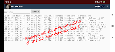 Deep Sky Browser captura de pantalla 5