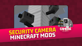 Security camera Minecraft mods Plakat