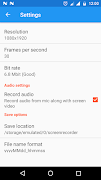 برنامه‌نما Screen Recorder عکس از صفحه