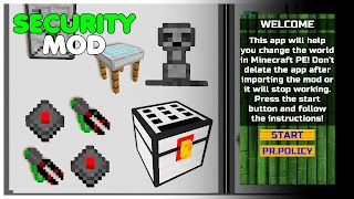 Security Craft Mod Minecraft تصوير الشاشة 1