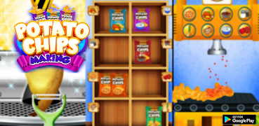 Potato Chips Maker Game Plakat