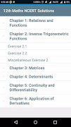 12th Maths NCERT Solution تصوير الشاشة 1