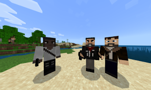 Minecraft PE 용 애드온 프로젝트 워커 포스터