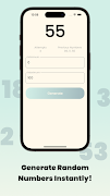 برنامه‌نما Rando: Random Number Generator عکس از صفحه