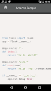 Python Flask screenshot 2