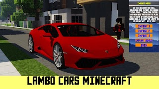 Lambo Car Mod for Minecraft PE 截圖 6