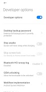 Developer Options Advanced screenshot 4