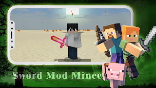 Poster Sword Mod Addon Minecraft PE
