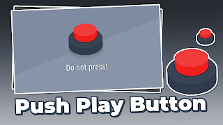 Push Play Button Poster