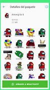 Stickers de AmongUS para Whatsapp - WAStickerApps স্ক্রিনশট 2