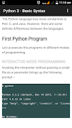 Python 3 Tutorials 스크린샷 6