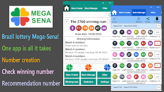 MEGA-SENA Number Generator poster