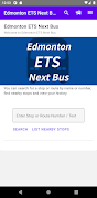 Poster Edmonton ETS Next Bus