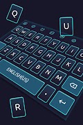 Blue Board Keyboard captura de pantalla 1