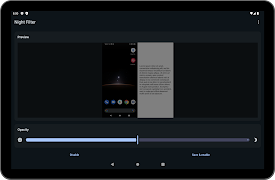 6 Schermata Night Filter