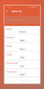 Fancy And Stylish Text Generator 스크린샷 1
