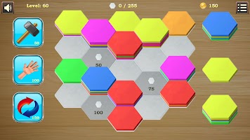 Sort Hexa Tiles Ekran Görüntüsü 3