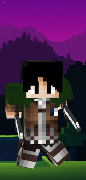 Levi Ackerman Skin for Minecraft poster